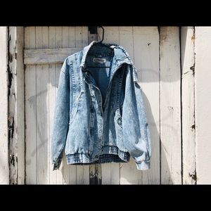 SOLD Vtg Ruth Douglas Acid Wash Denim Jacket